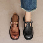 Elvara | Chic Leather Mary Jane Shoes