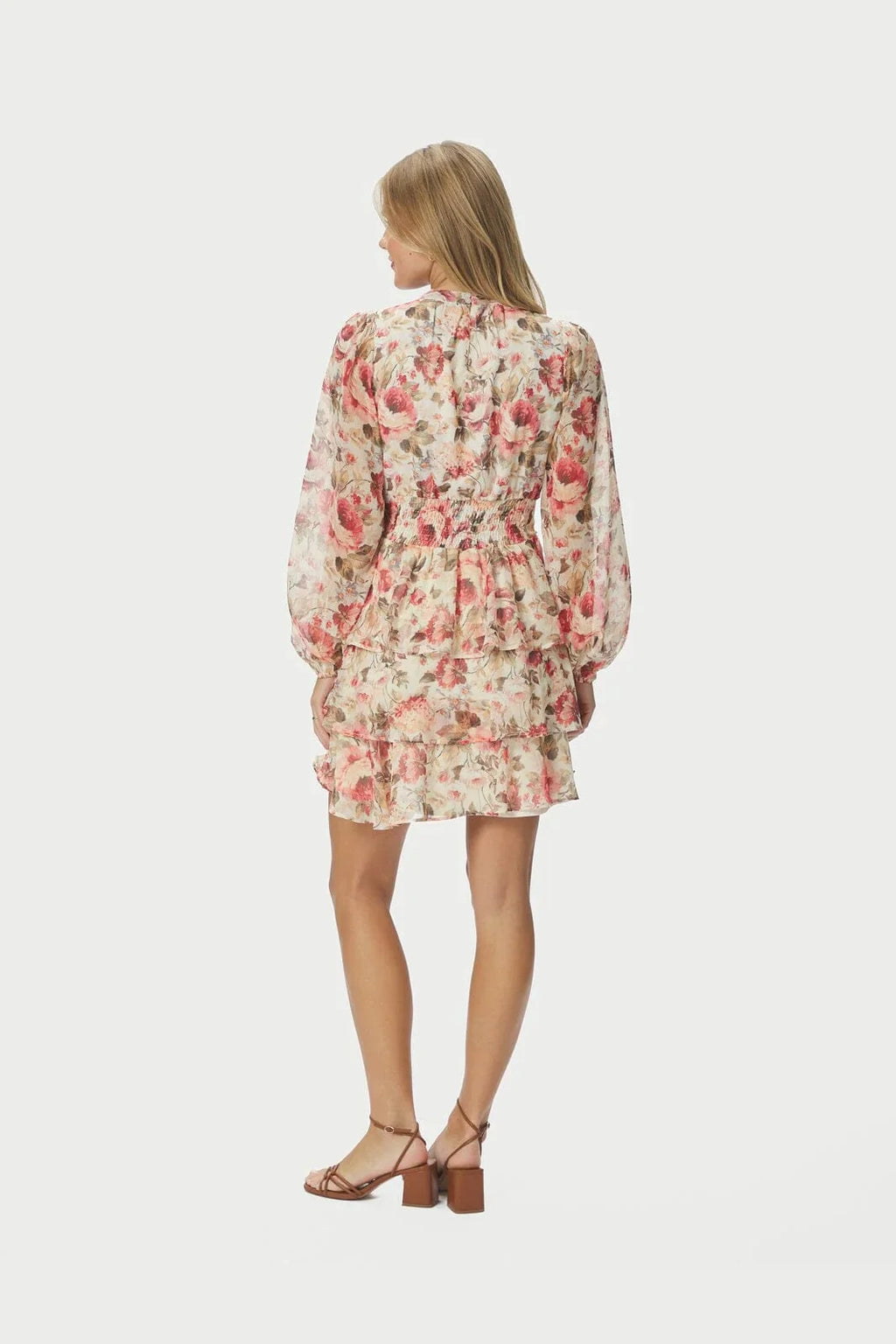 Vintage Dress with Floral Print