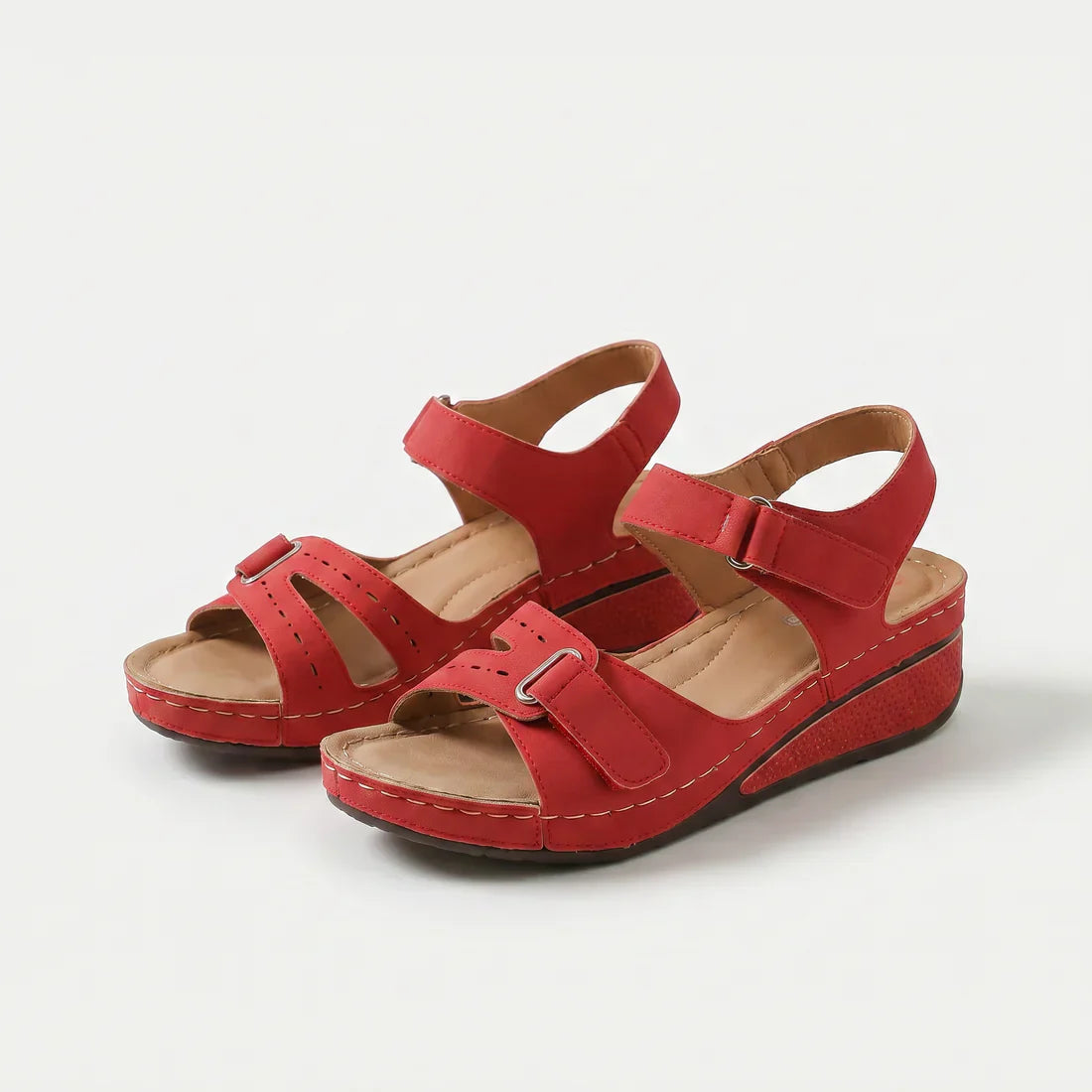 Cozy Orthopedic Wedge Sandals by Sandy