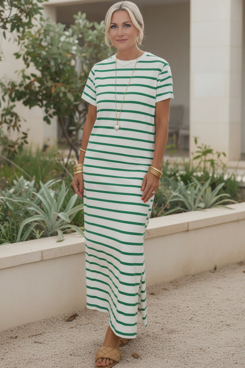 May Striped Maxi Dress