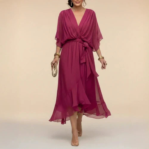 Mónica - Dress with V-neck