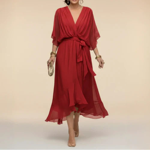 Mónica - Dress with V-neck