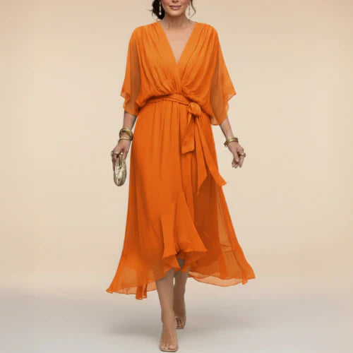 Mónica - Dress with V-neck